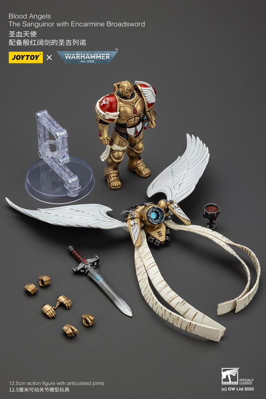 PRE ORDER – 1/18 BLOOD ANGELS THE SANGUINOR WITH ENCARMINE BROADSWORD JT02519