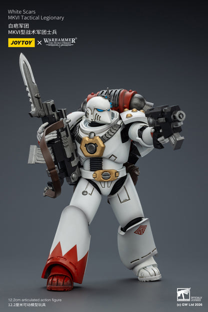 PRE ORDER – 1/18 JOYTOY WHITE SCARS MKVI TACTICAL LEGIONARY JT03356