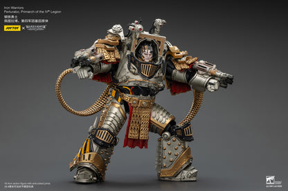 PRE ORDER – 1/18 JOYTOY IRON WARRIORS PERTURABO, PRIMARCH OF THE IVTH LEGION, RERUN JT01819