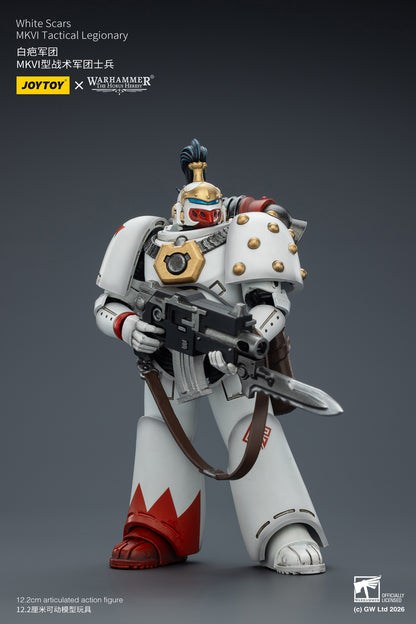 PRE ORDER – 1/18 JOYTOY WHITE SCARS MKVI TACTICAL LEGIONARY JT03356