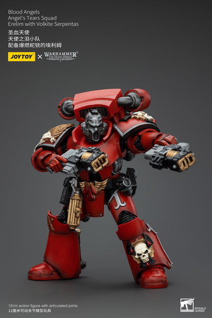 PRE ORDER – 1/18 JOYTOY BLOOD ANGELS - ANGEL'S TEARS SQUAD - ERELIM WITH VOLKITE SERPENTAS JT00348