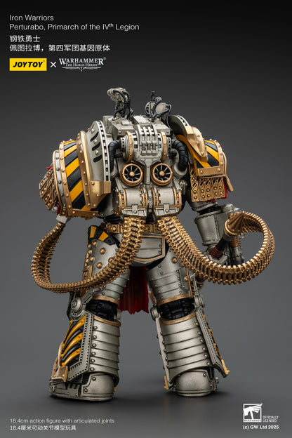 PRE ORDER – 1/18 JOYTOY IRON WARRIORS PERTURABO, PRIMARCH OF THE IVTH LEGION, RERUN JT01819