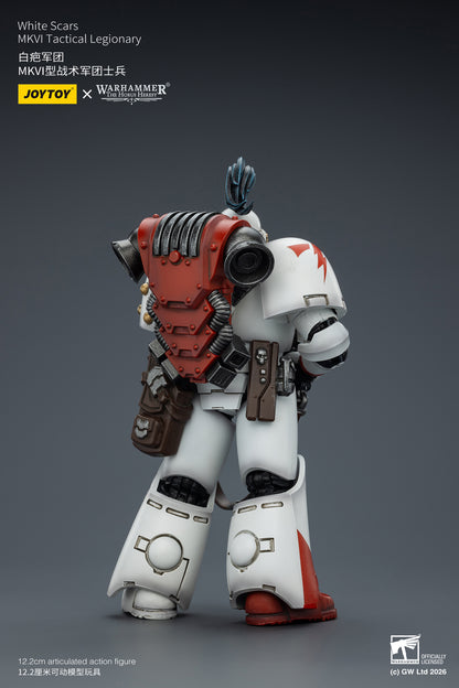 PRE ORDER – 1/18 JOYTOY WHITE SCARS MKVI TACTICAL LEGIONARY JT03356