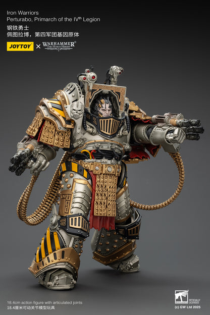 PRE ORDER – 1/18 JOYTOY IRON WARRIORS PERTURABO, PRIMARCH OF THE IVTH LEGION, RERUN JT01819