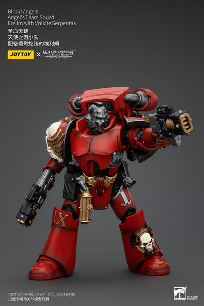PRE ORDER – 1/18 JOYTOY BLOOD ANGELS - ANGEL'S TEARS SQUAD - ERELIM WITH VOLKITE SERPENTAS JT00348