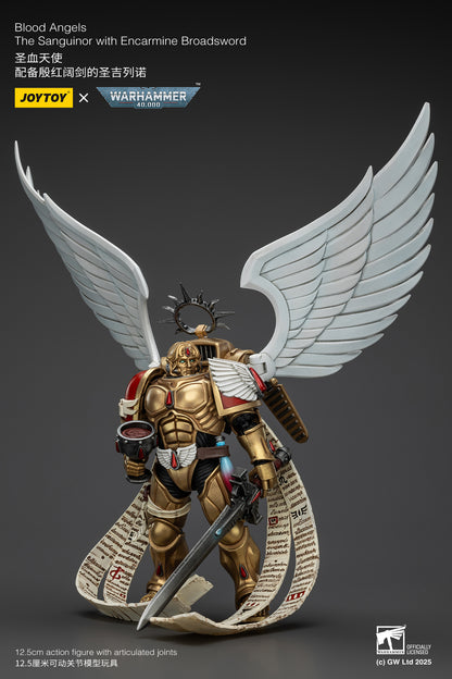 PRE ORDER – 1/18 BLOOD ANGELS THE SANGUINOR WITH ENCARMINE BROADSWORD JT02519