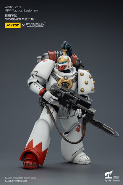 PRE ORDER – 1/18 JOYTOY WHITE SCARS MKVI TACTICAL LEGIONARY JT03356