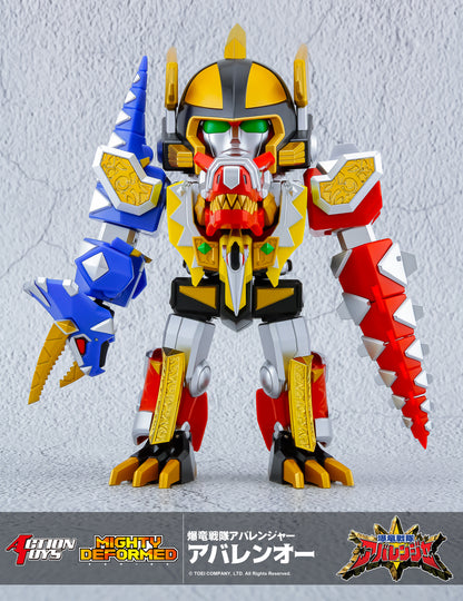 PRE ORDER – MIGHTY DEFORMED ABARENOH / DINO THUNDER THUNDERSAURUS MEGAZORD
