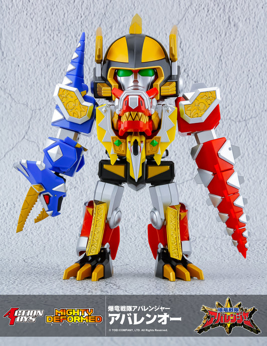 PRE ORDER – MIGHTY DEFORMED ABARENOH / DINO THUNDER THUNDERSAURUS MEGAZORD
