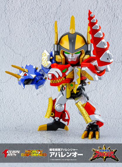 PRE ORDER – MIGHTY DEFORMED ABARENOH / DINO THUNDER THUNDERSAURUS MEGAZORD