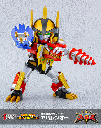 PRE ORDER – MIGHTY DEFORMED ABARENOH / DINO THUNDER THUNDERSAURUS MEGAZORD