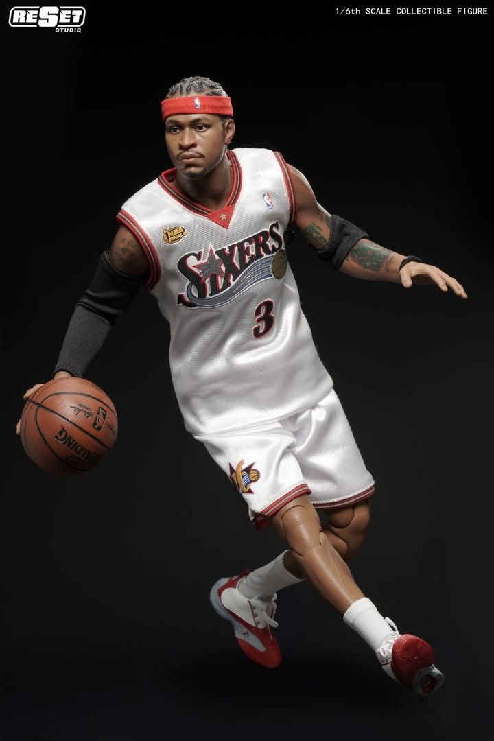 PRE ORDER – RESET STUDIO RS-0009B 1/6 ALLEN IVERSON (PEAK) COMMEMORATIVE EDITION LIMITED TO 100 UNITS (WHITE)