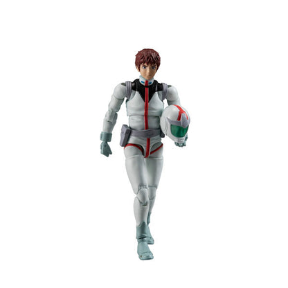 PRE ORDER – G.M.G. COLLECTION 09 MOBILE SUIT GUNDAM EARTH FEDERATION - AMURO RAY NORMAL SUIT VER. (REPEAT)