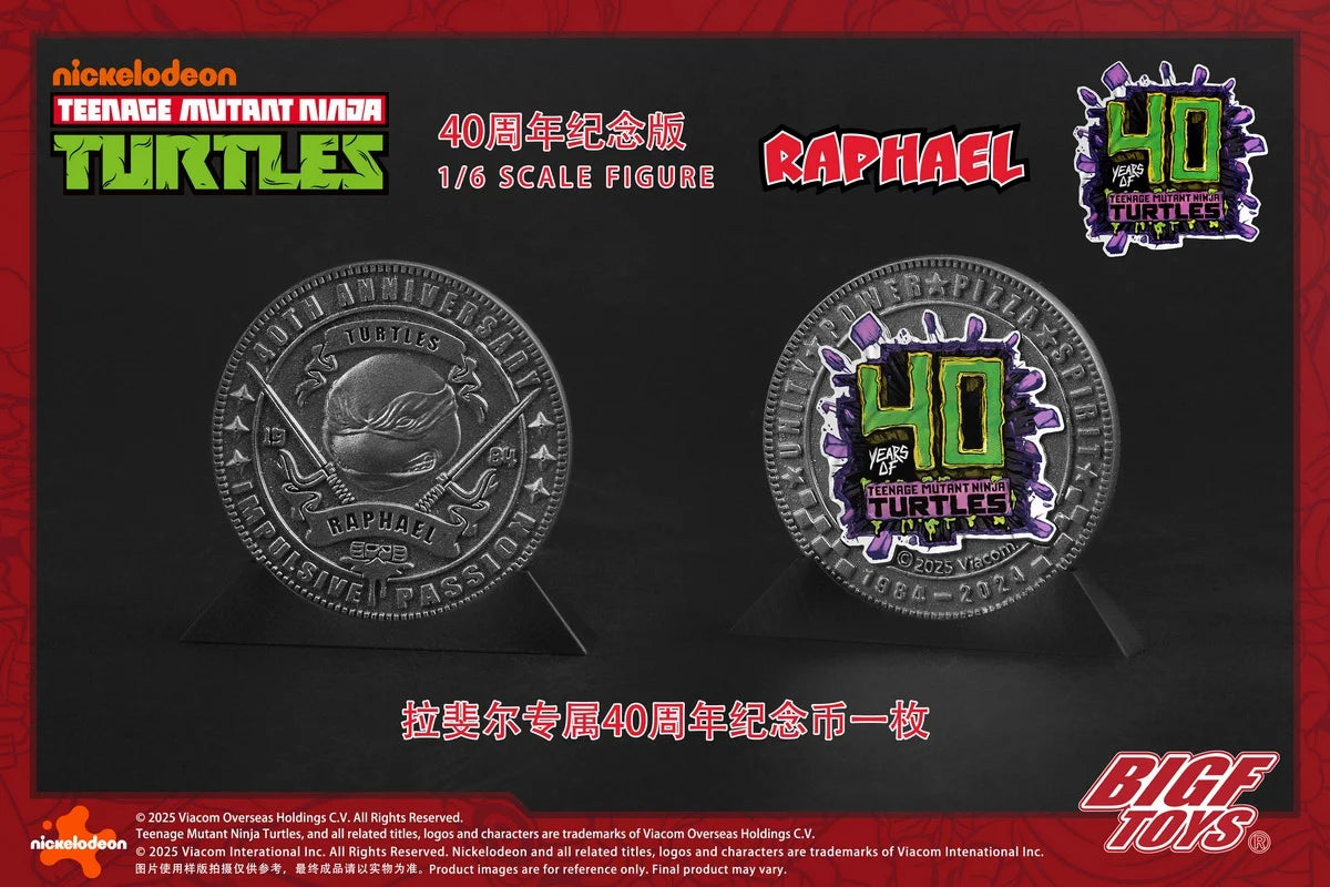 PRE ORDER – 1/6 TNMT RAPHAEL 40TH ANNIVERSARY EDITION