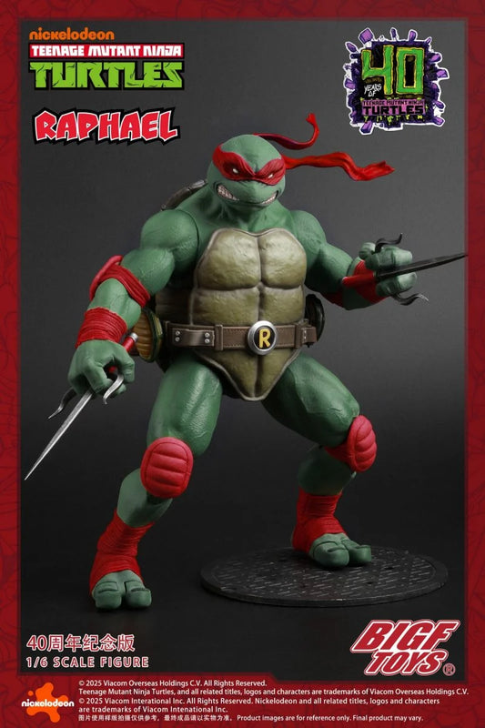 PRE ORDER – 1/6 TNMT RAPHAEL 40TH ANNIVERSARY EDITION