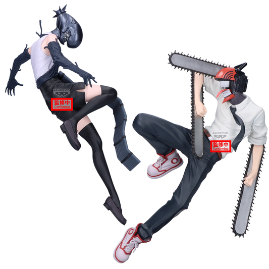 BACK ORDER – CHAINSAW MAN - THE MOVIE: REZE ARC MAXIMATIC - BOMB &  CHAINSAW MAN (SET OF 2)