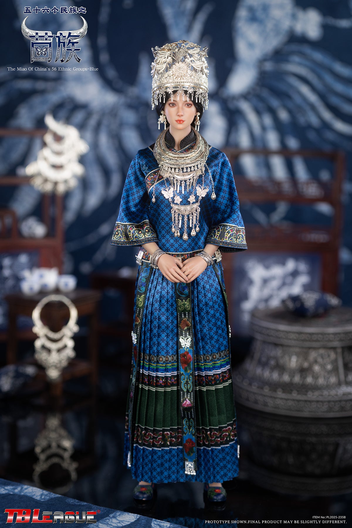 PRE ORDER – 1/6 56 ETHNIC GROUPS: THE MIAO BLUE PL2025-235B