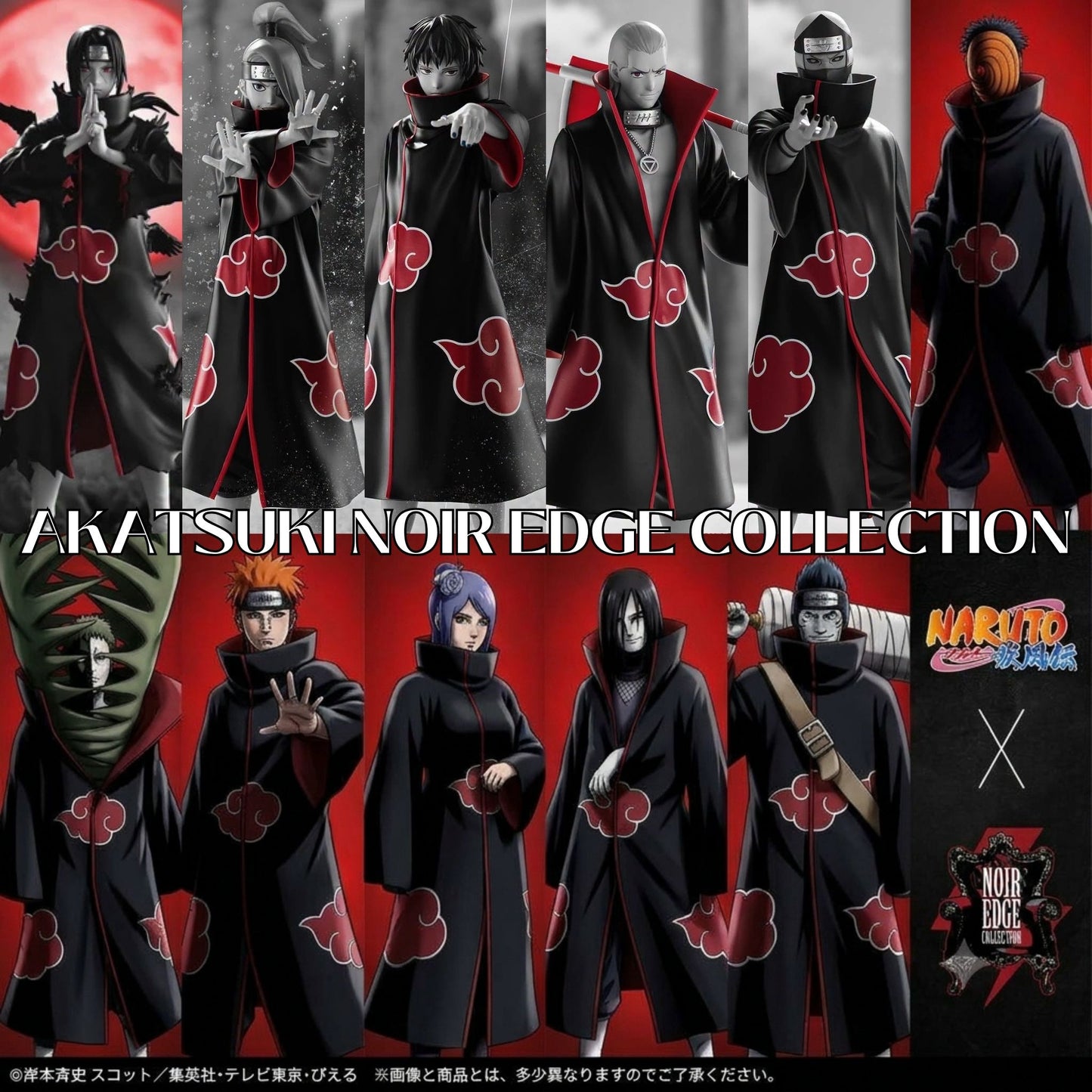 PRE ORDER – NARUTO SHIPPUDEN - NOIR EDGE COLLECTION - DEIDARA & SASORI (A: DEIDARA)