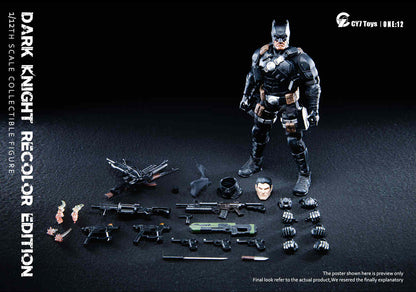 PRE ORDER – CY7 TOYS 1/12 DARK KNIGHT RECOLOR EDITION BATMAN