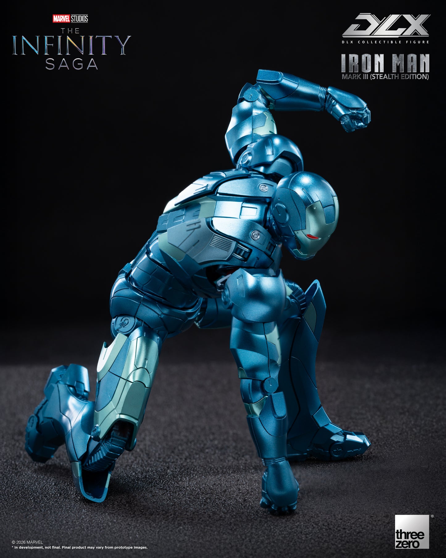 PRE ORDER – THREEZERO 3Z0922 MARVEL STUDIOS: THE INFINITY SAGA - DLX IRON MAN MARK 3 (STEALTH EDITION)