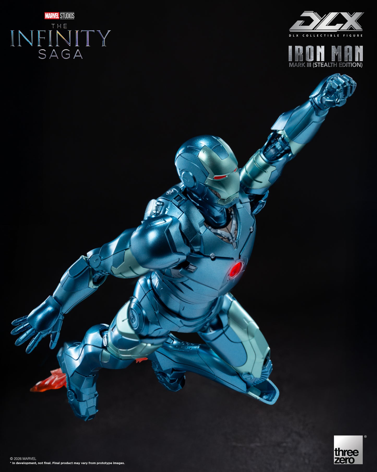 PRE ORDER – THREEZERO 3Z0922 MARVEL STUDIOS: THE INFINITY SAGA - DLX IRON MAN MARK 3 (STEALTH EDITION)