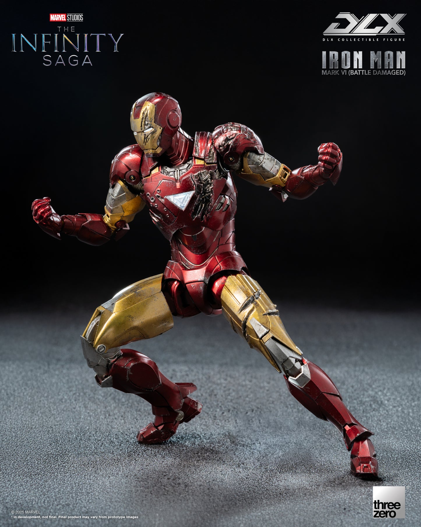 PRE ORDER – [THREEZERO] 3Z0918 MARVEL STUDIOS: THE INFINITY SAGA DLX IRON MAN MARK 6 (BATTLE DAMAGED)