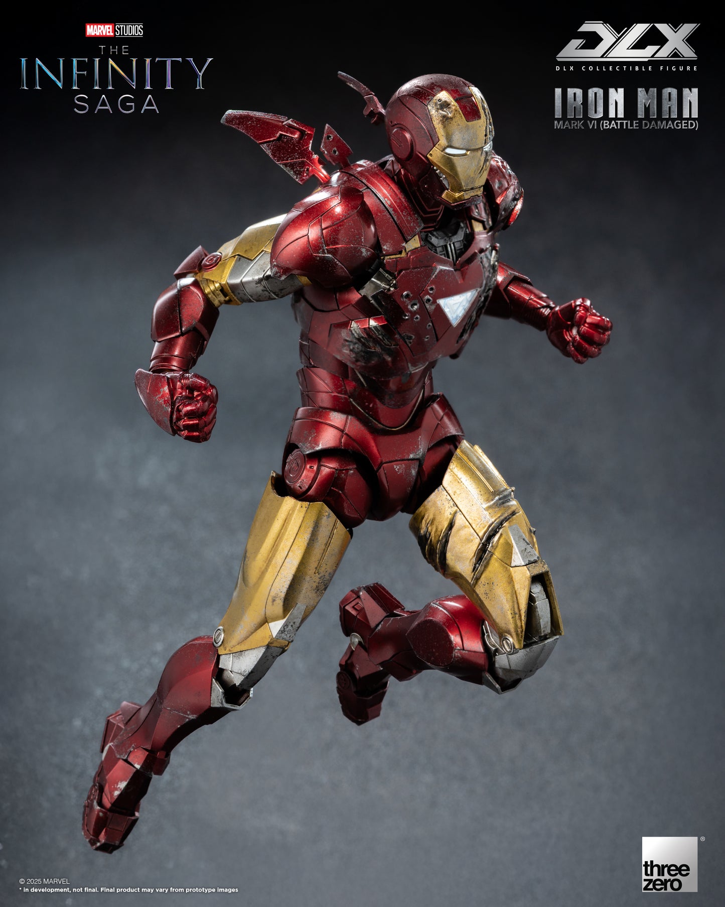 PRE ORDER – [THREEZERO] 3Z0918 MARVEL STUDIOS: THE INFINITY SAGA DLX IRON MAN MARK 6 (BATTLE DAMAGED)