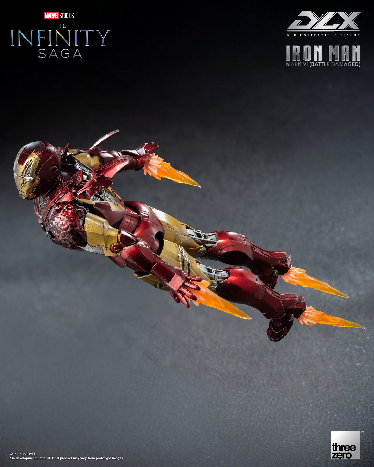 PRE ORDER – [THREEZERO] 3Z0918 MARVEL STUDIOS: THE INFINITY SAGA DLX IRON MAN MARK 6 (BATTLE DAMAGED)