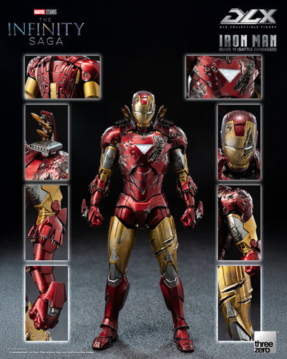PRE ORDER – [THREEZERO] 3Z0918 MARVEL STUDIOS: THE INFINITY SAGA DLX IRON MAN MARK 6 (BATTLE DAMAGED)