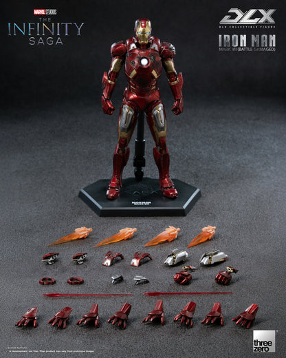 PRE ORDER – THREEZERO 3Z0969 MARVEL STUDIOS THE INFINITY SAGA - DLX IRON MAN MARK 7 (BATTLE DAMAGED)