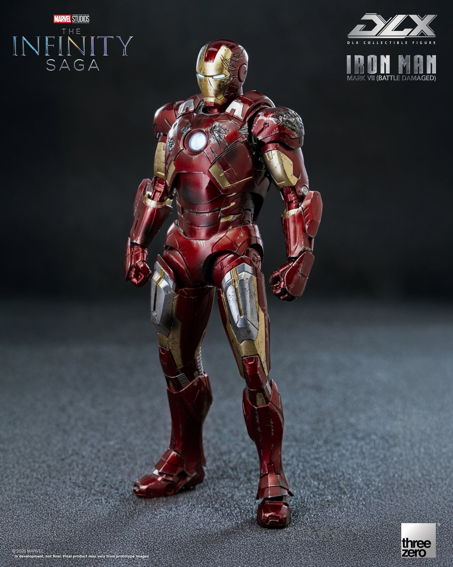 PRE ORDER – THREEZERO 3Z0969 MARVEL STUDIOS THE INFINITY SAGA - DLX IRON MAN MARK 7 (BATTLE DAMAGED)