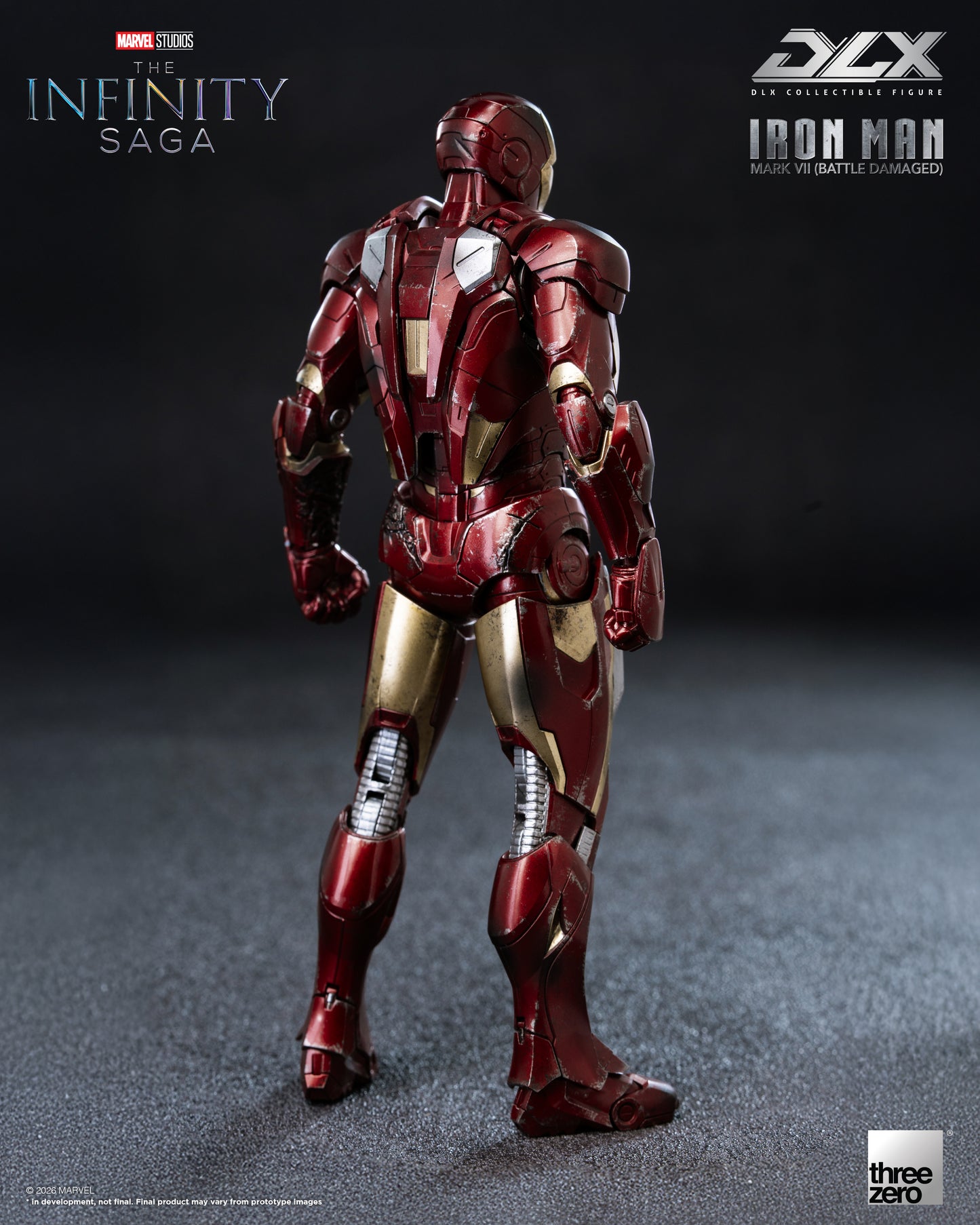 PRE ORDER – THREEZERO 3Z0969 MARVEL STUDIOS THE INFINITY SAGA - DLX IRON MAN MARK 7 (BATTLE DAMAGED)