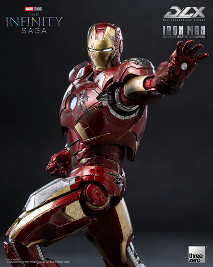 PRE ORDER – THREEZERO 3Z0969 MARVEL STUDIOS THE INFINITY SAGA - DLX IRON MAN MARK 7 (BATTLE DAMAGED)