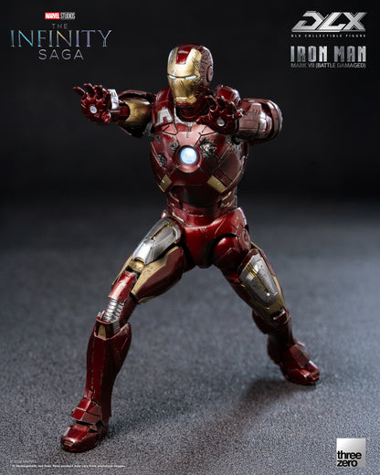 PRE ORDER – THREEZERO 3Z0969 MARVEL STUDIOS THE INFINITY SAGA - DLX IRON MAN MARK 7 (BATTLE DAMAGED)