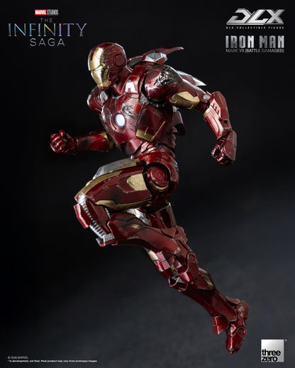 PRE ORDER – THREEZERO 3Z0969 MARVEL STUDIOS THE INFINITY SAGA - DLX IRON MAN MARK 7 (BATTLE DAMAGED)