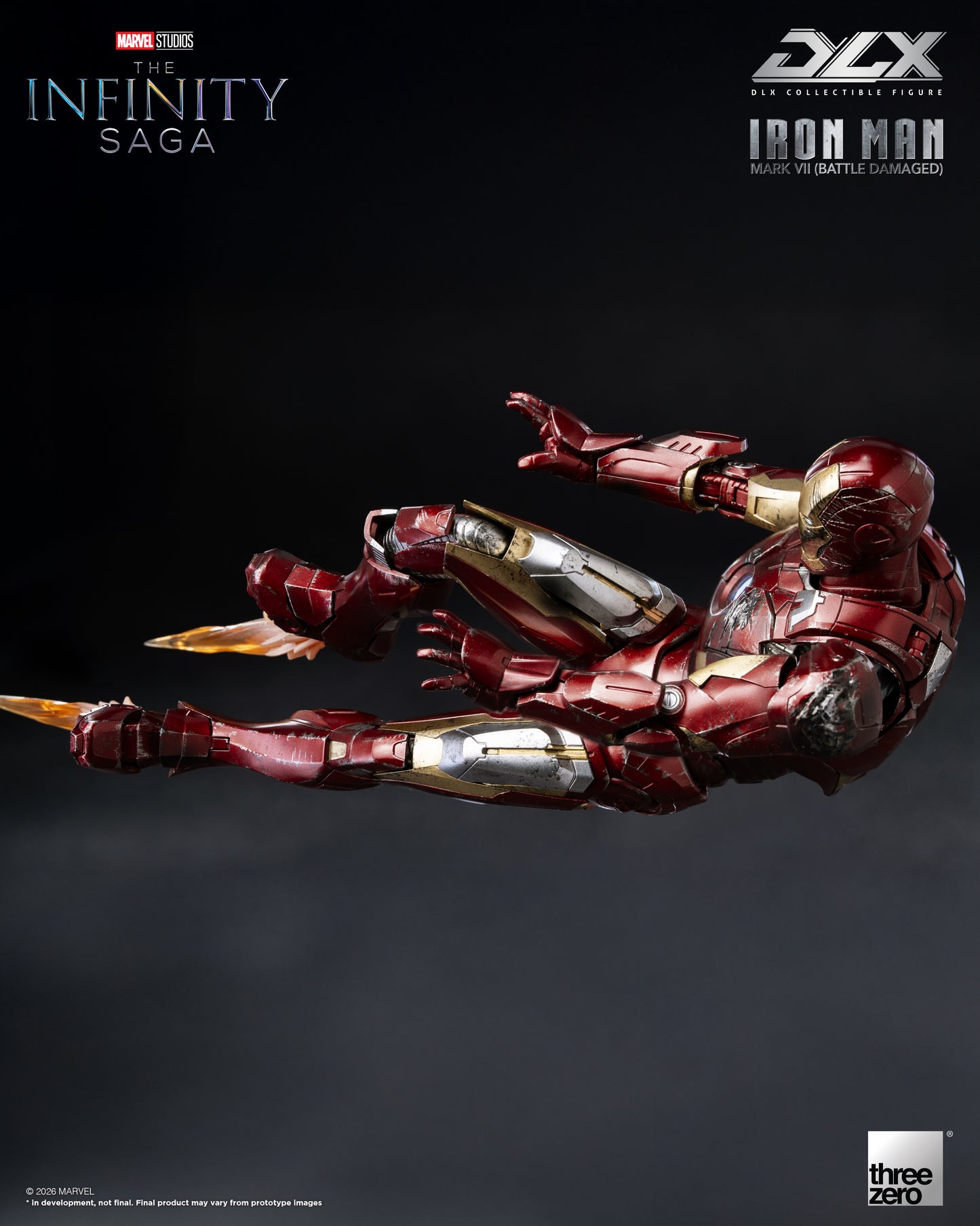 PRE ORDER – THREEZERO 3Z0969 MARVEL STUDIOS THE INFINITY SAGA - DLX IRON MAN MARK 7 (BATTLE DAMAGED)