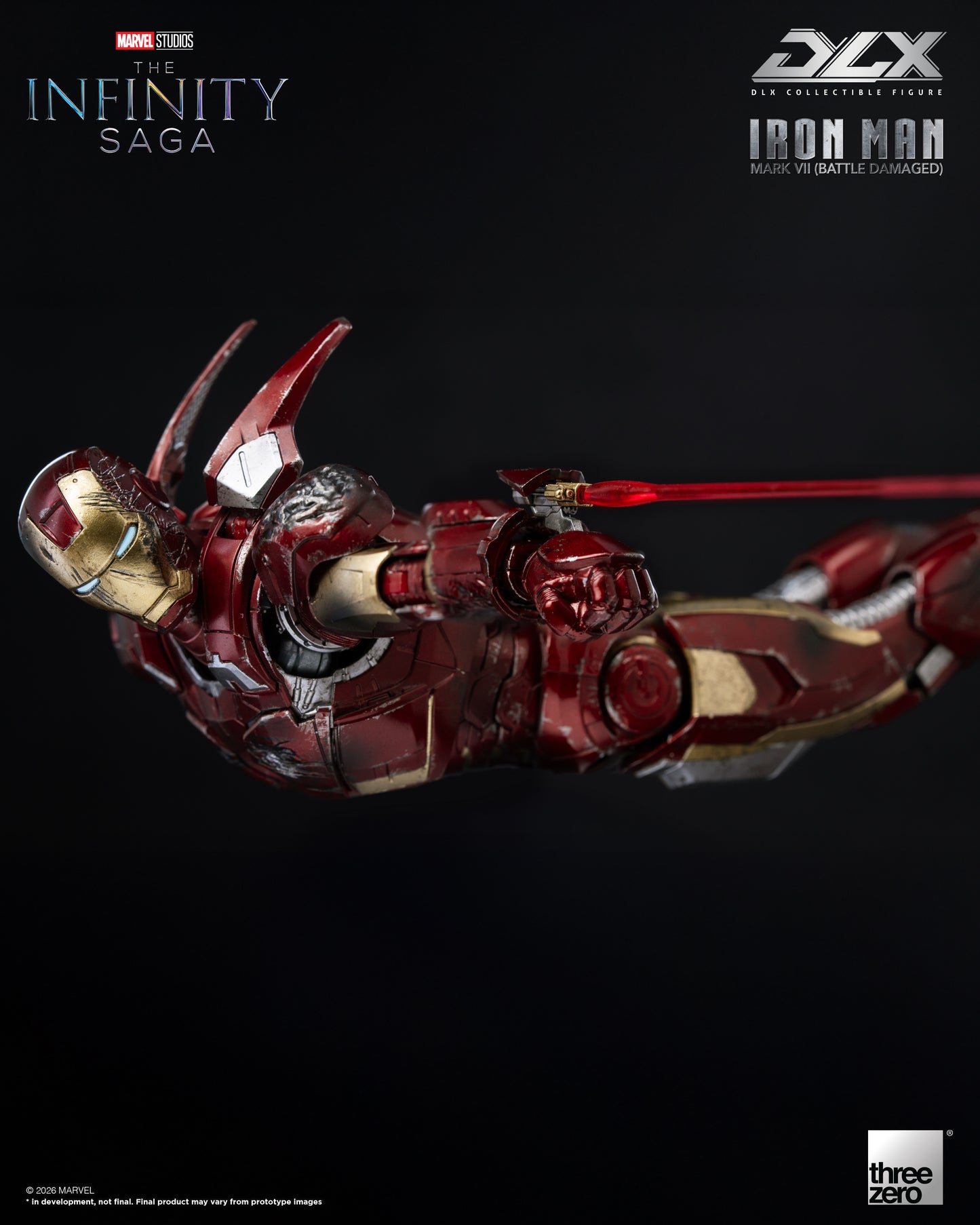 PRE ORDER – THREEZERO 3Z0969 MARVEL STUDIOS THE INFINITY SAGA - DLX IRON MAN MARK 7 (BATTLE DAMAGED)