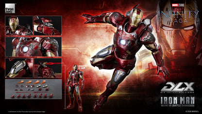 PRE ORDER – THREEZERO 3Z0969 MARVEL STUDIOS THE INFINITY SAGA - DLX IRON MAN MARK 7 (BATTLE DAMAGED)
