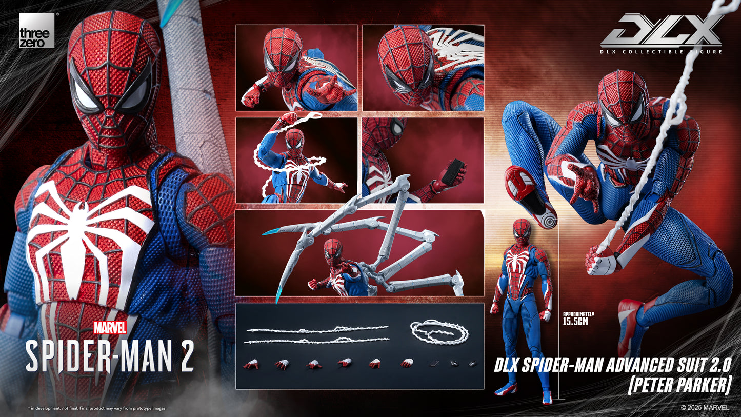 PRE ORDER – MARVEL'S SPIDER-MAN 2: DLX SPIDER-MAN ADVANCED SUIT 2.0 (PETER PARKER)
