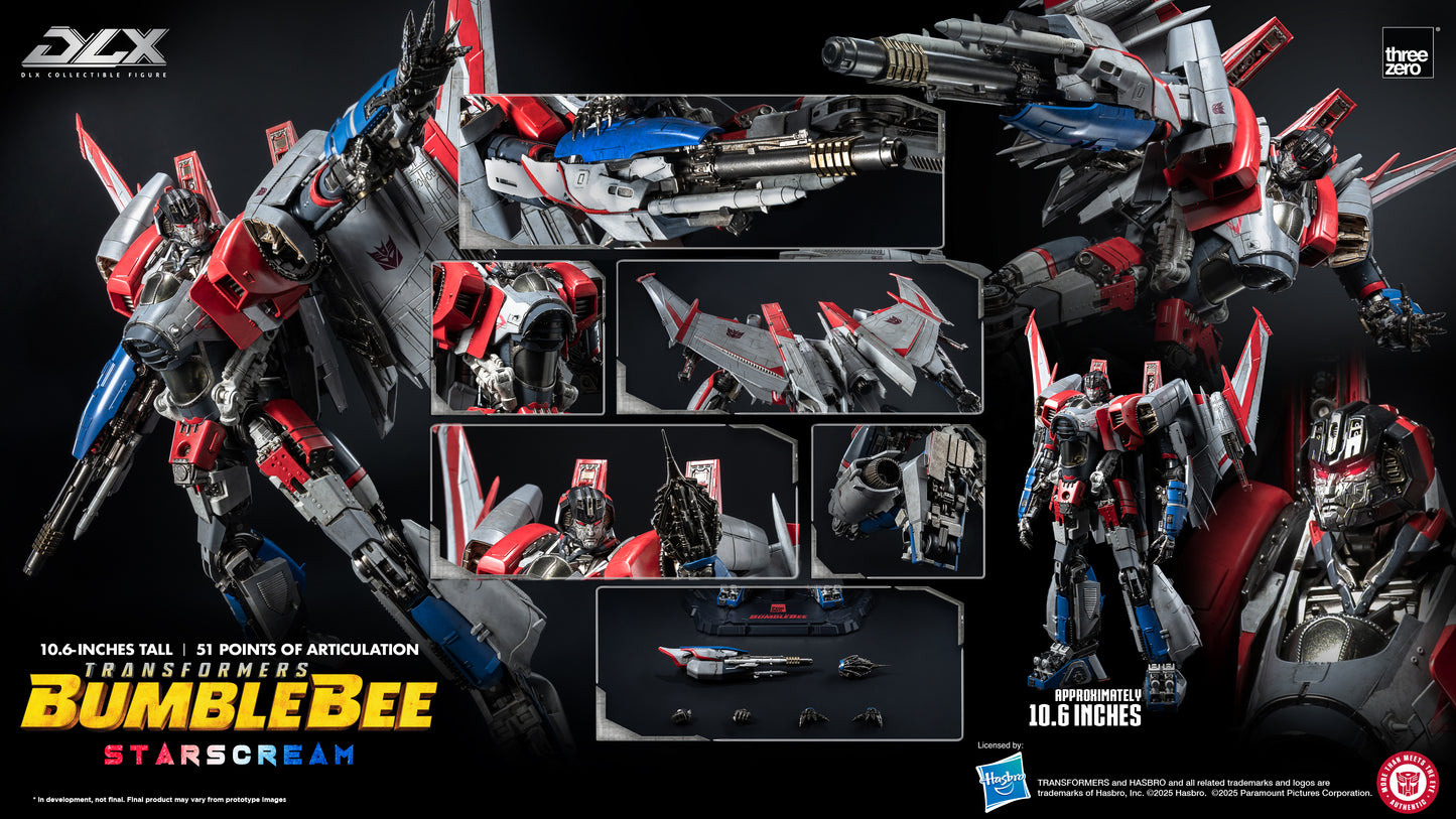 PRE ORDER – TRANSFORMERS: BUMBLEBEE DLX STARSCREAM
