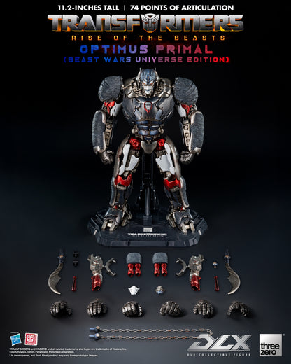 PRE ORDER – TRANSFORMERS RISE OF THE BEASTS - DLX OPTIMUS PRIMAL (BEAST WARS UNIVERSE EDITION) 3Z0885