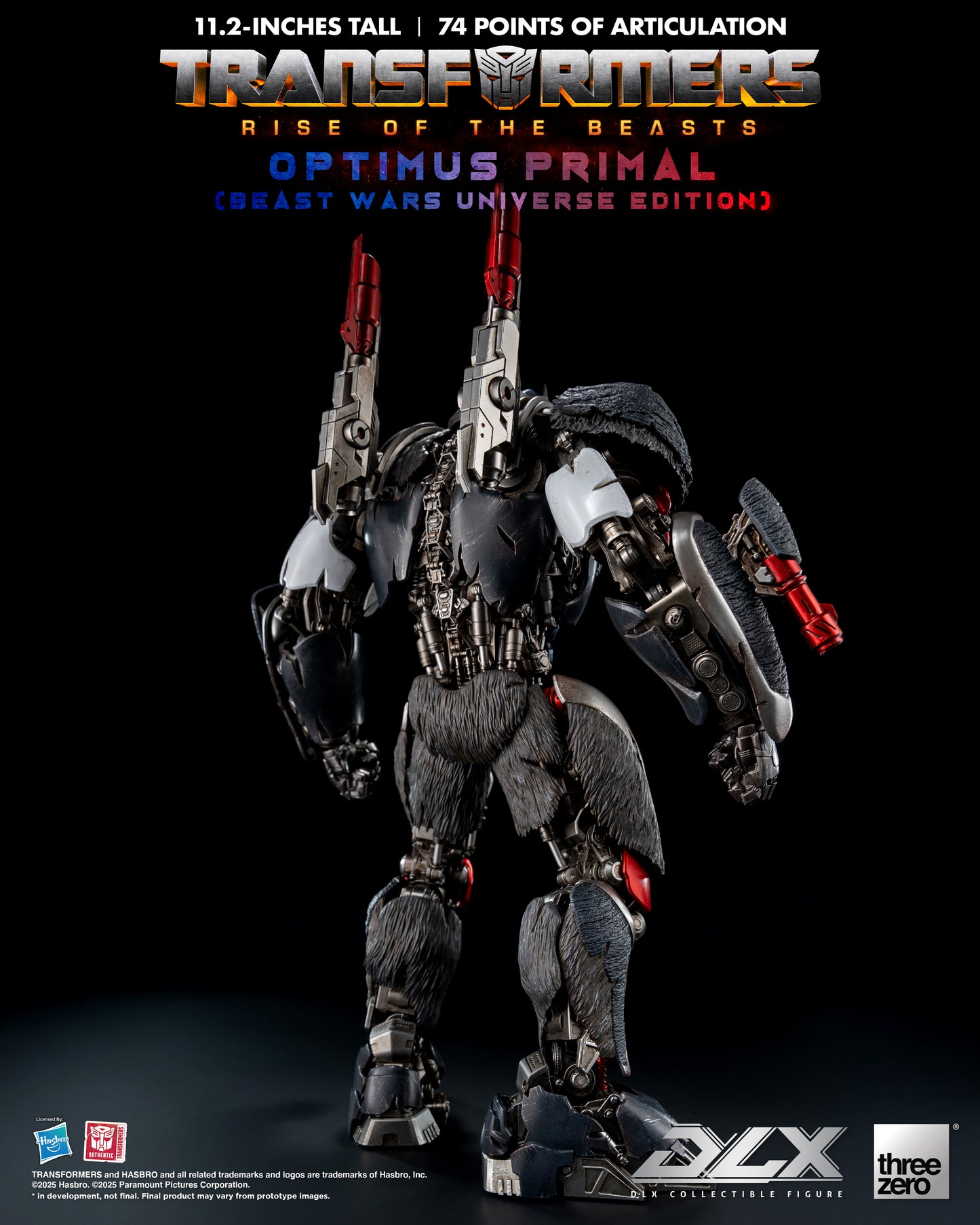 PRE ORDER – TRANSFORMERS RISE OF THE BEASTS - DLX OPTIMUS PRIMAL (BEAST WARS UNIVERSE EDITION) 3Z0885