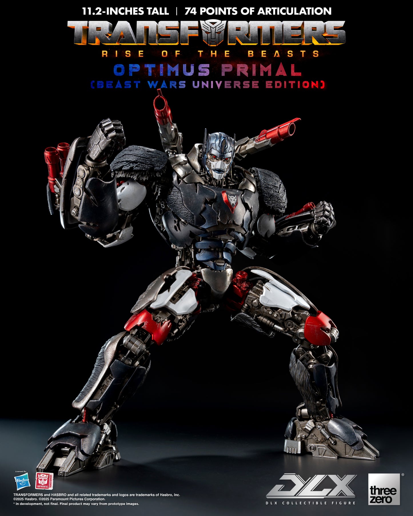 PRE ORDER – TRANSFORMERS RISE OF THE BEASTS - DLX OPTIMUS PRIMAL (BEAST WARS UNIVERSE EDITION) 3Z0885