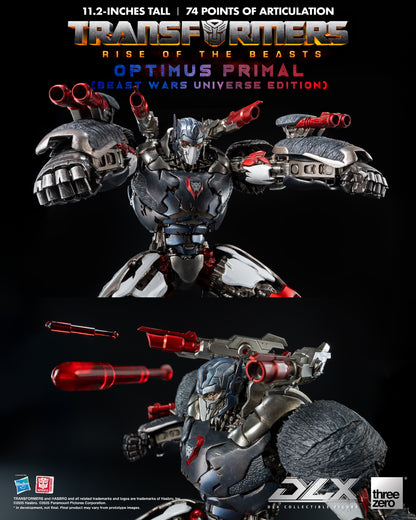 PRE ORDER – TRANSFORMERS RISE OF THE BEASTS - DLX OPTIMUS PRIMAL (BEAST WARS UNIVERSE EDITION) 3Z0885