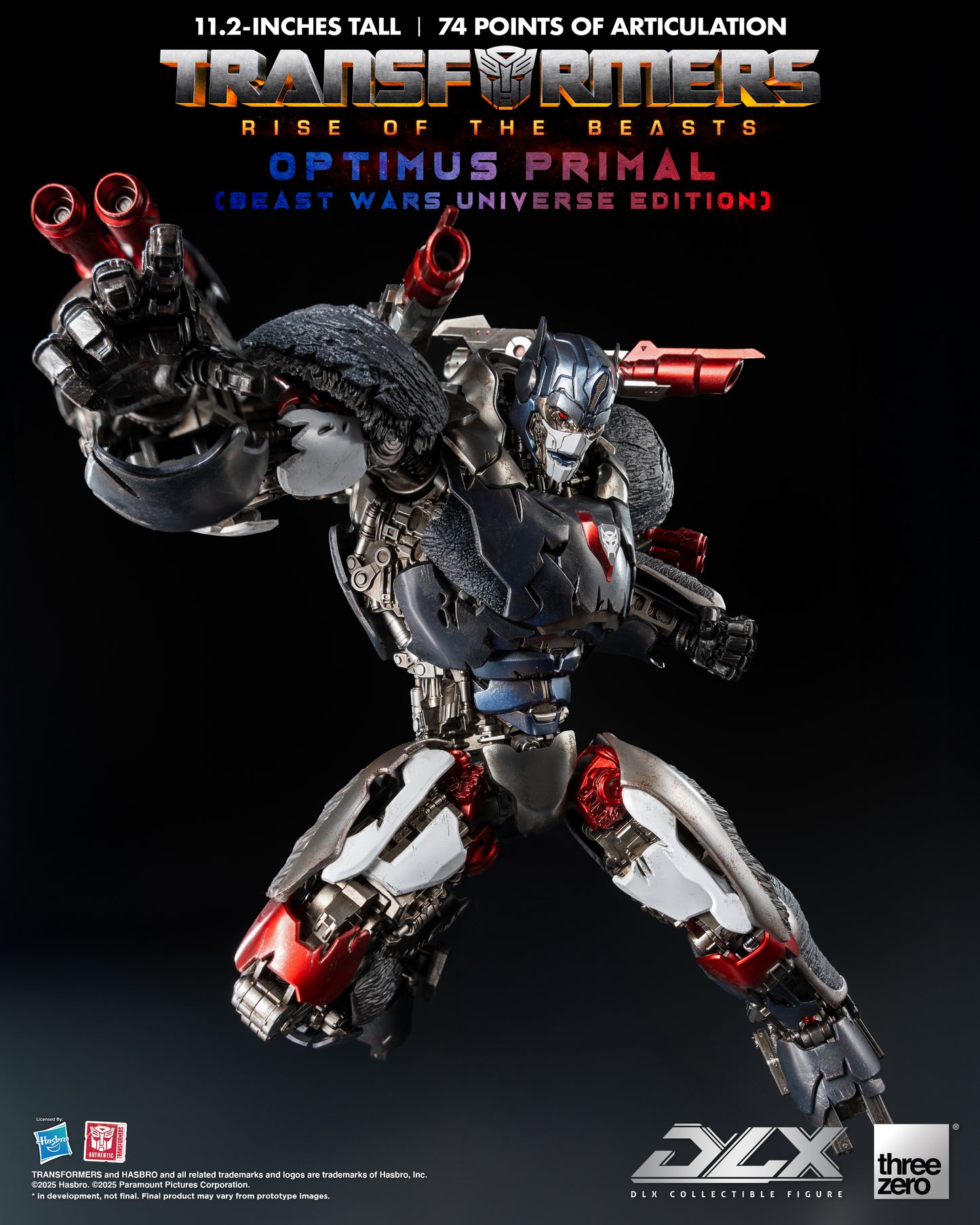 PRE ORDER – TRANSFORMERS RISE OF THE BEASTS - DLX OPTIMUS PRIMAL (BEAST WARS UNIVERSE EDITION) 3Z0885