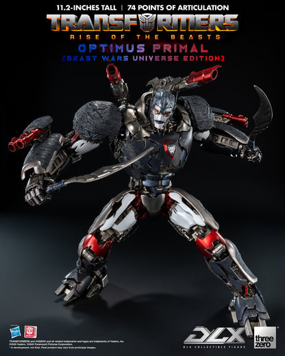 PRE ORDER – TRANSFORMERS RISE OF THE BEASTS - DLX OPTIMUS PRIMAL (BEAST WARS UNIVERSE EDITION) 3Z0885