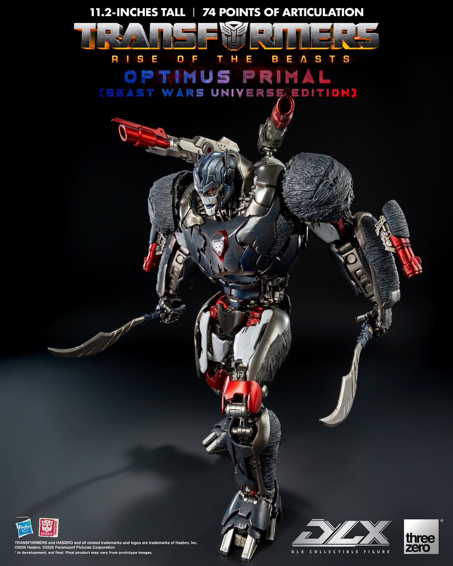 PRE ORDER – TRANSFORMERS RISE OF THE BEASTS - DLX OPTIMUS PRIMAL (BEAST WARS UNIVERSE EDITION) 3Z0885