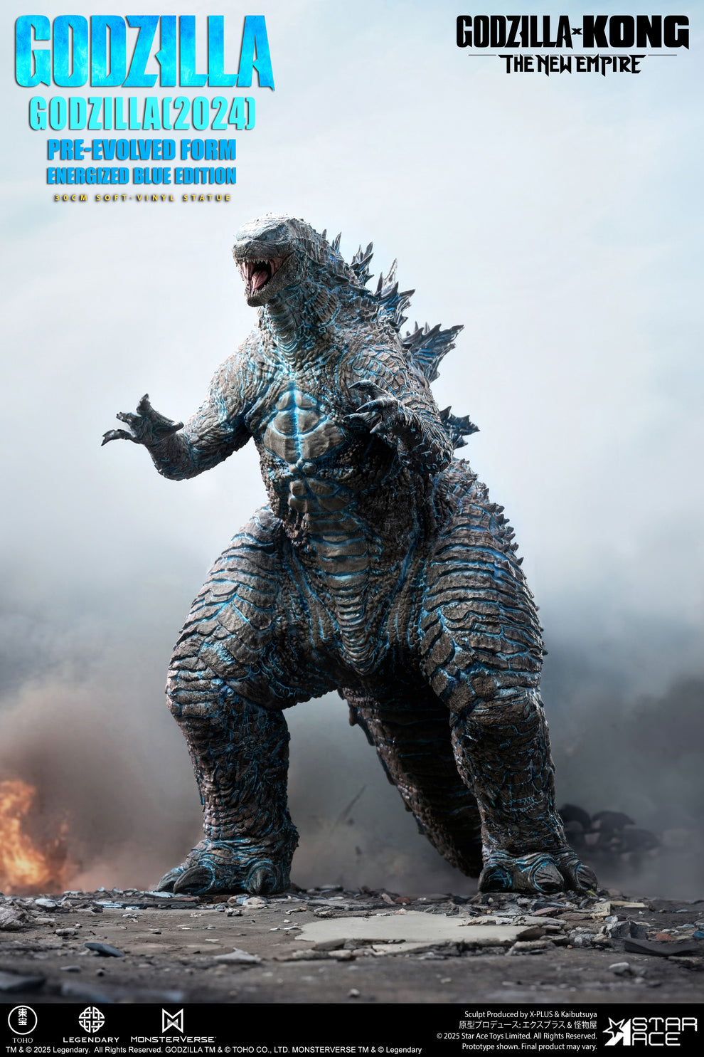 PRE ORDER – GODZILLA 2024 EVOLVED BLUE EDITION - GODZILLA, KONG ...