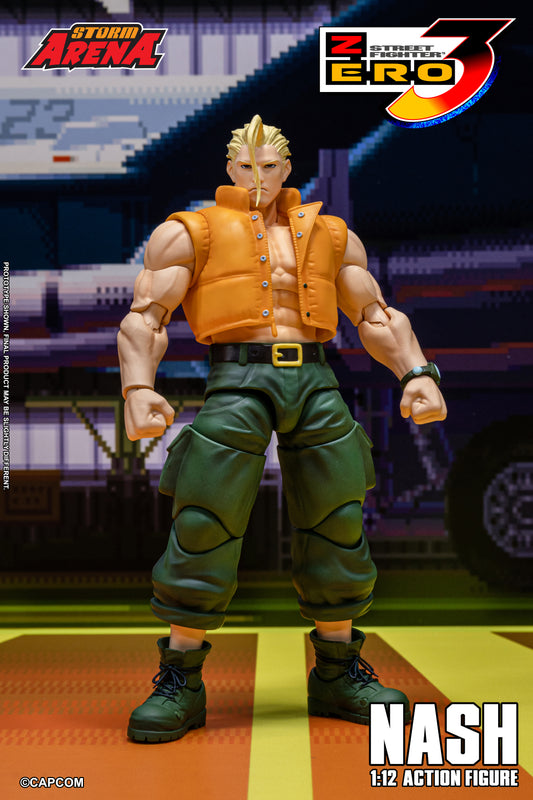 PRE ORDER – STORM COLLECTIBLES 1/12 STREET FIGHTER 3 ZERO NASH SFSA05