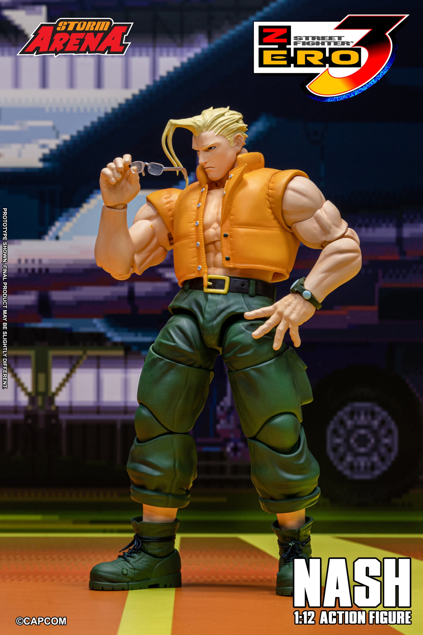 PRE ORDER – STORM COLLECTIBLES 1/12 STREET FIGHTER 3 ZERO NASH SFSA05